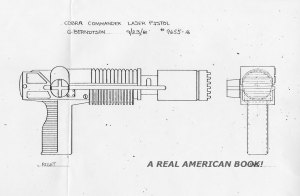 Cobra Commander 1982 laser pistol by Greg Berndtson view 2