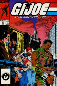G.I. Joe issue #62 cover by Mike Zeck - as printed