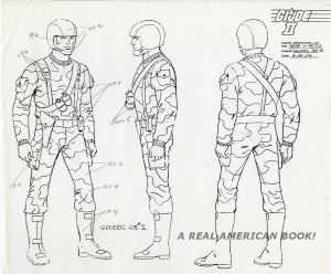 G.I. Joe model sheet tease Generic Joe 