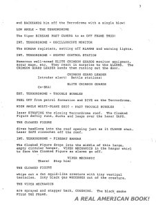 G.I. Joe: The Movie 1987 screenplay pg 007 Friedman/Dixon 