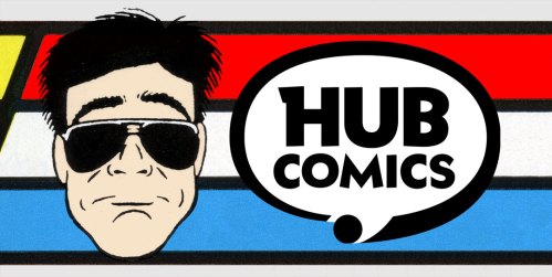 Larry Hama portrait - signing at Hub Comics 