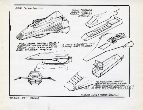 Night Raven 5 by Steve Reiss Cobra Night Raven design pg 5 by Steve Reiss for G.I. Joe 1986 toy line