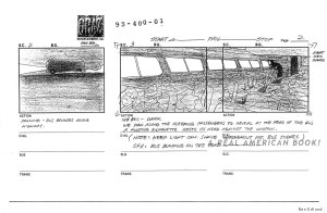 The Tick ep1 storyboard pg002 art by Ben Edlund