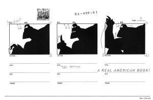 The Tick ep1 storyboard pg004 art by Ben Edlund