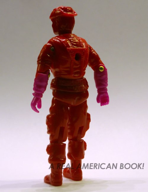 Test shot of GI Joe 1993 Leatherneck figure, rear view