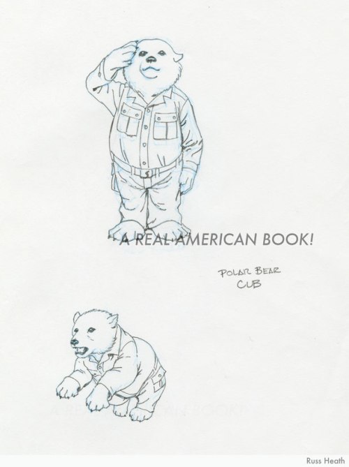 Cubby animation model detail by Russ Heath, GI Joe "Cold Shoulder"