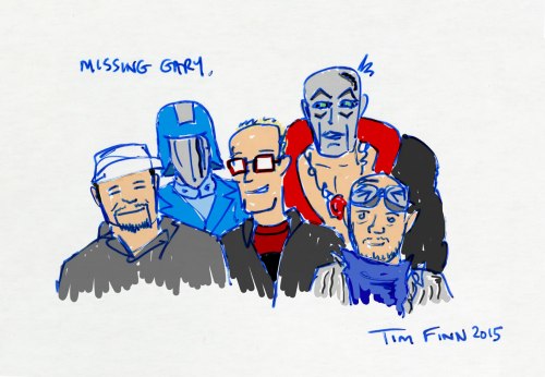 Gary Goggles Head Tim Finn