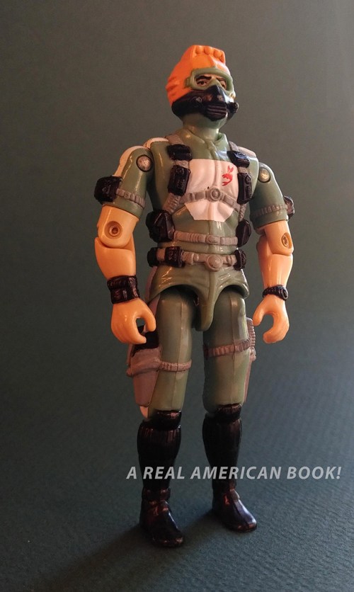 1986 production Wetsuit G.I. Joe action figure, nothing special here. Just for comparison